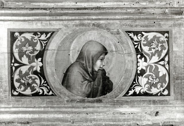 A. Villani e Figli — Giotto e scolari. Polittico: la predella (part. della Vergine). Bologna - Pinacoteca — particolare